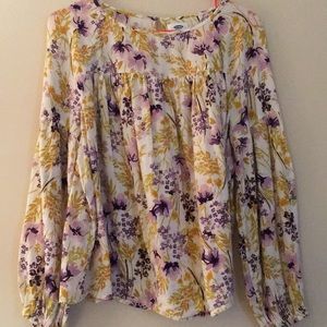 Old Navy floral blouse